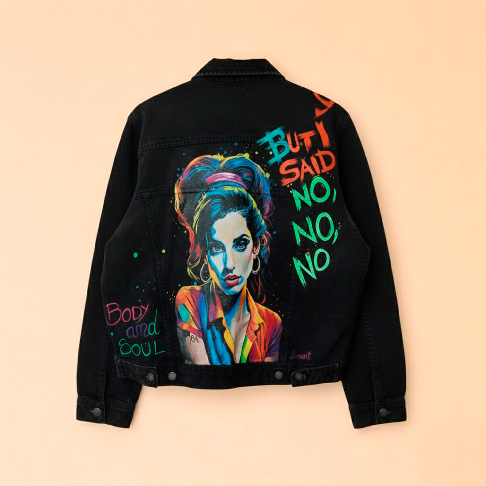 The Soul Icon - Custom Black Denim