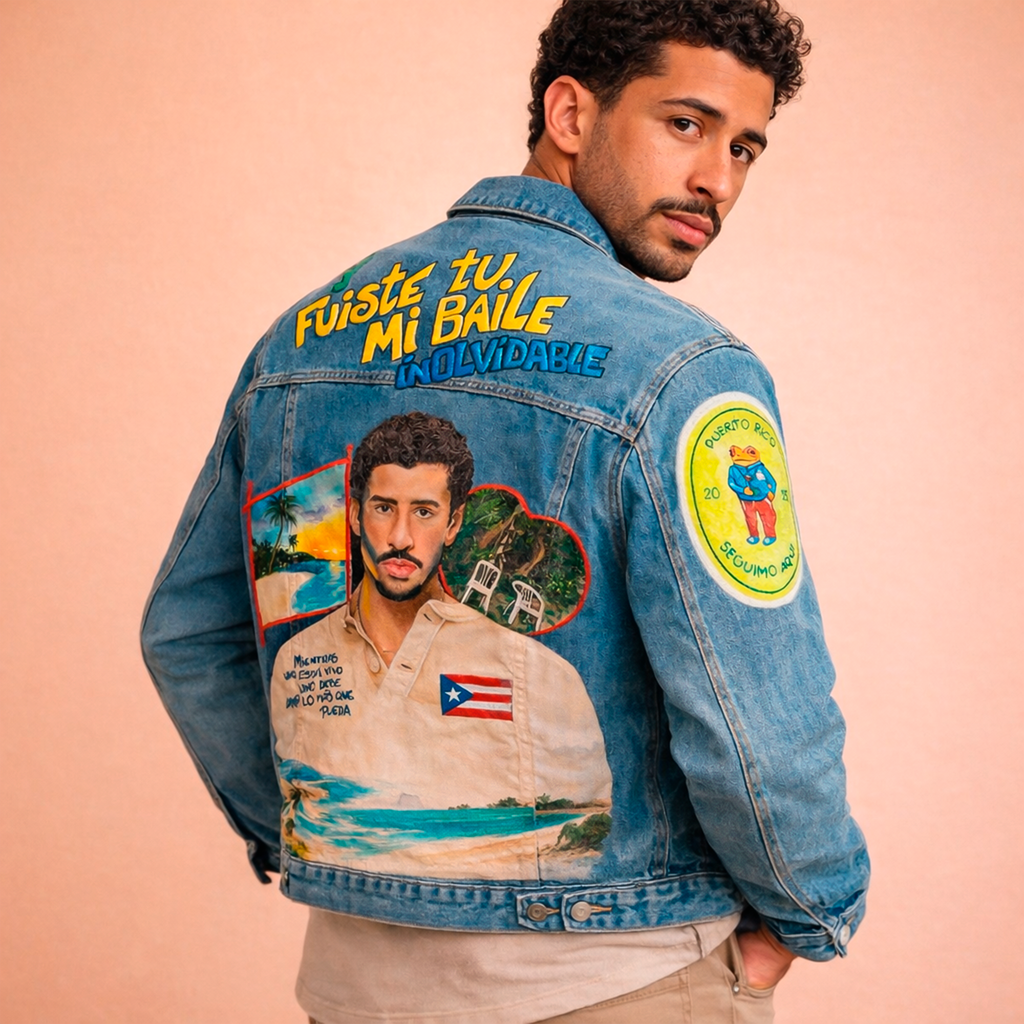 La Leyenda del Choliseo - Custom Denim Jacket