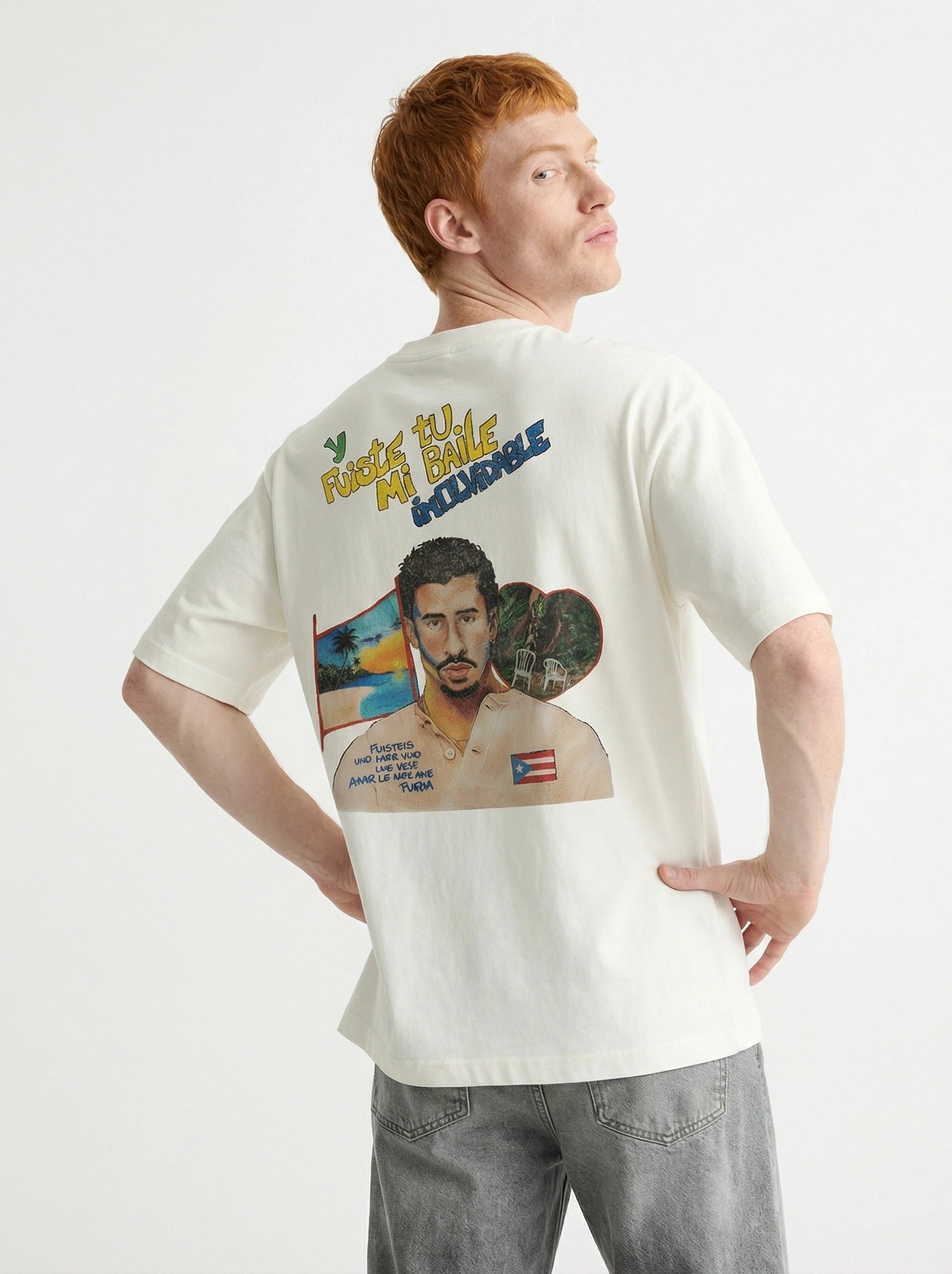 Y Fuiste tu mi Baile Inolvidable - Blanco - La réplica de la chaqueta que firmó