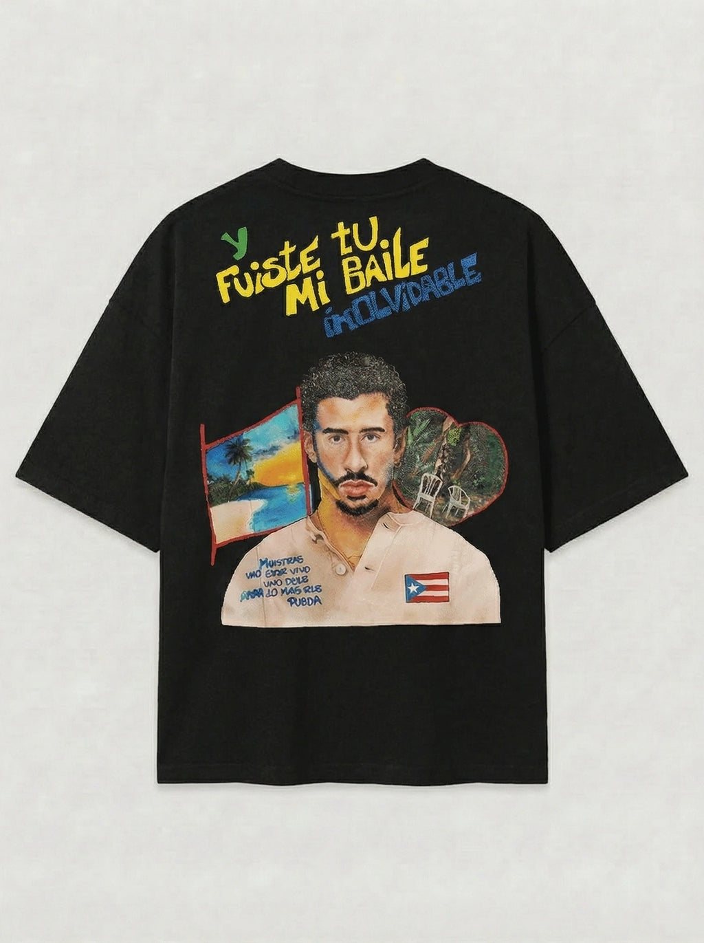 Y Fuiste tu mi Baile Inolvidable - Negro - La réplica de la chaqueta que firmó